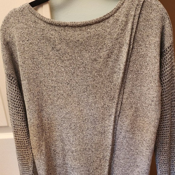 Nine West Women's Size Small Sweater Gray Knit Long Sleeve Shirt‎ - Picture 3 of 7